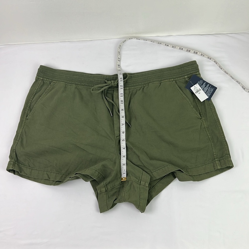 Gap New Women’s XXL Pockets Pull-on Drawstring Tie Waistband Green Short - Picture 6 of 7